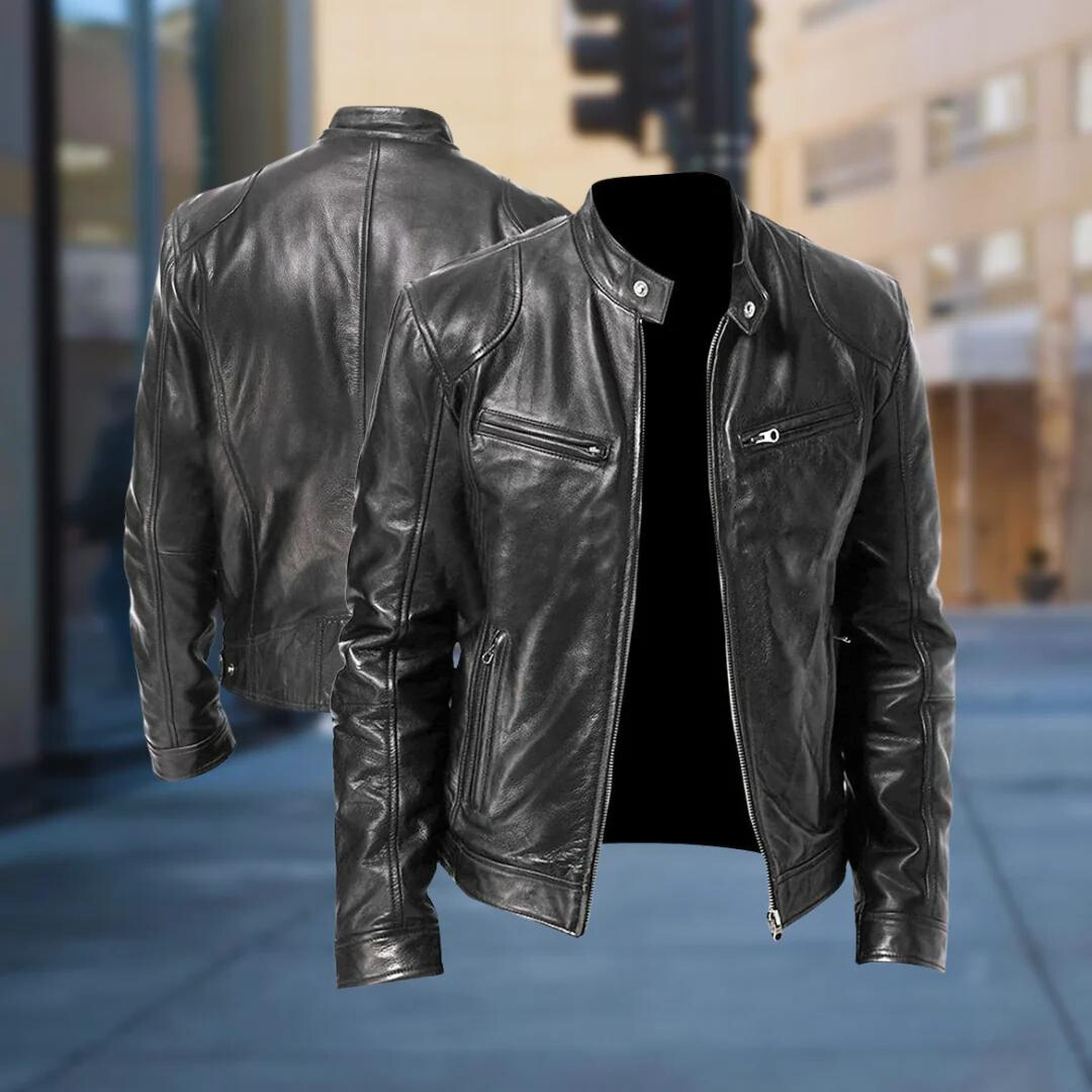 David Leather Jacket for Men – Elegant and Durable Jacket in Modern Comfortable Style