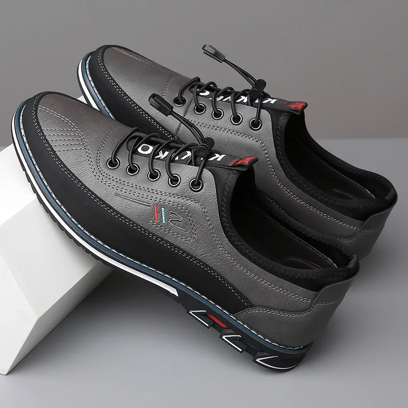 Herman Oxford Shoes for Men – Elegant Leather Derby Shoes with Breathable Material & Comfortable Fit