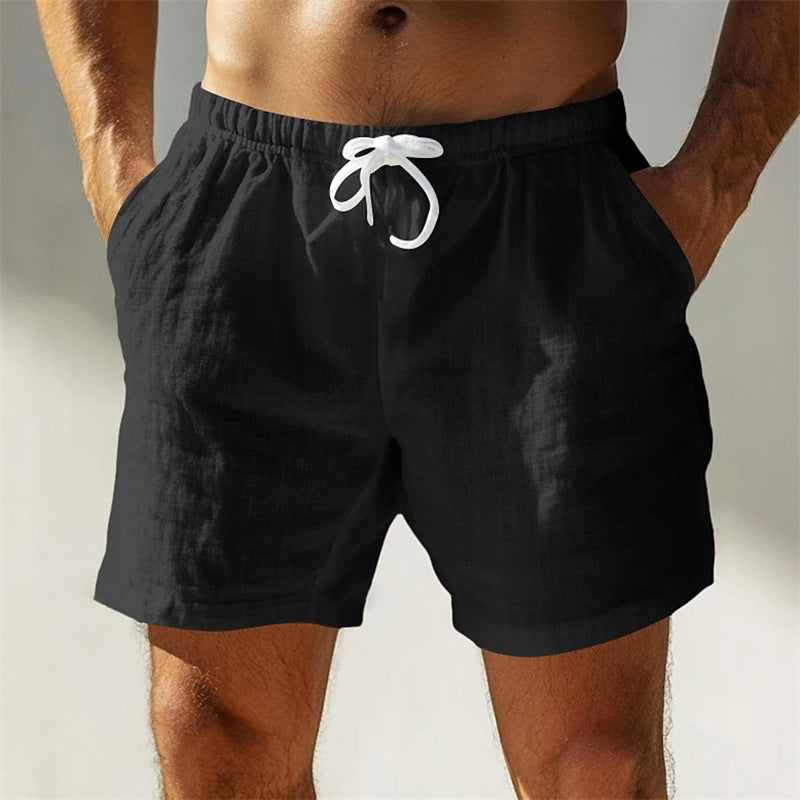 Dylan Cotton Shorts for Men – Breathable Design with Loose Cut & Mid-Thigh Summer Length