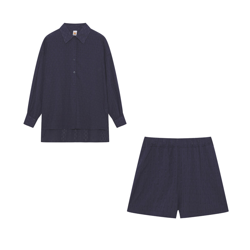 Aaliyah Summer Set for Women – Light Cotton Set with Top and Shorts in Casual Style