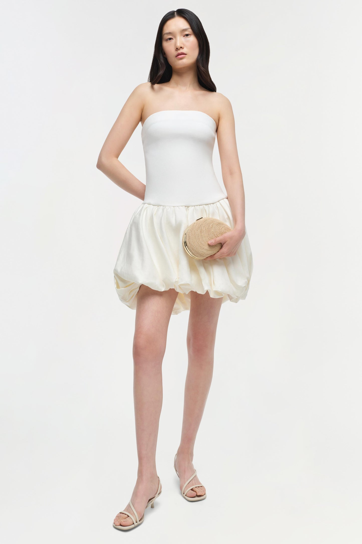 Pollie Strapless Combo Mini Dress