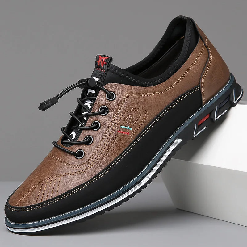 Herman Oxford Shoes for Men – Elegant Leather Derby Shoes with Breathable Material & Comfortable Fit