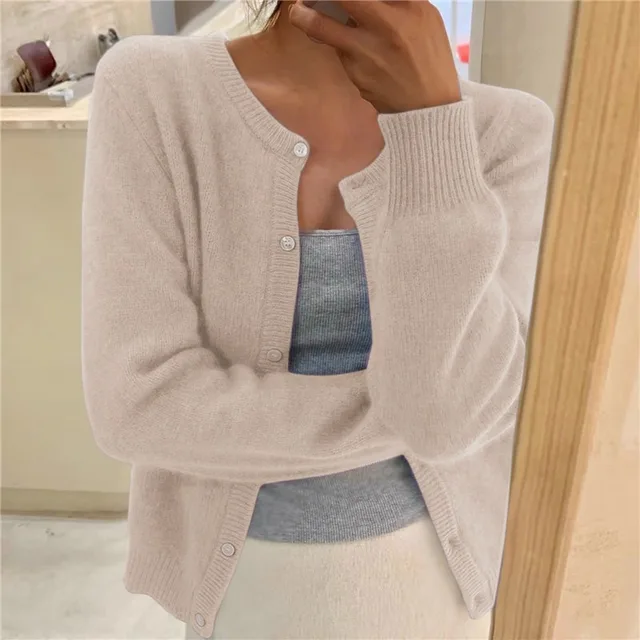 Sydney Cardigan for Women – Soft Knit Vest with Loose Cut & Timeless Elegance
