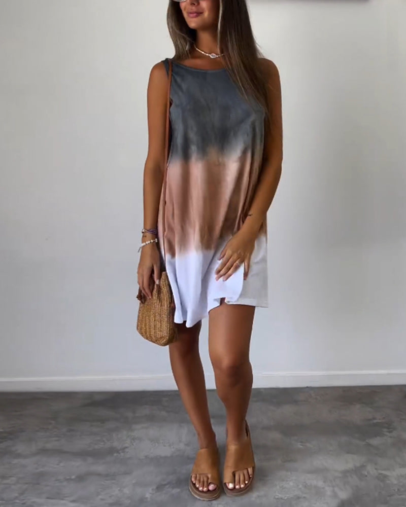 Odette Summer Dress for Women – Casual Sleeveless Dress with Light Cut for Relaxing Summer Days