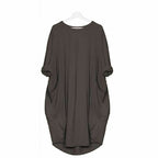 Delaney Summer Dress for Women – Light Fabric, Loose Cut & Chic Round Neck