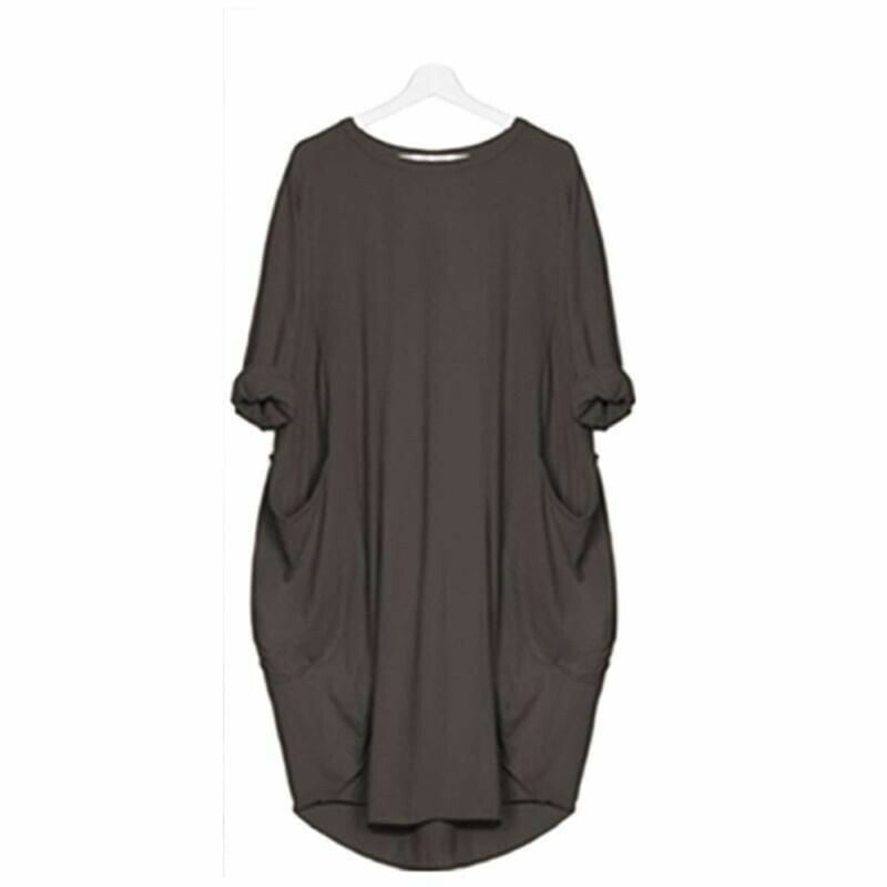 Delaney Summer Dress for Women – Light Fabric, Loose Cut & Chic Round Neck