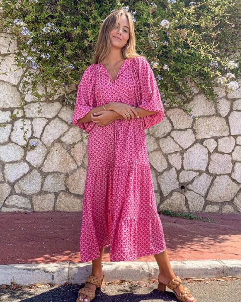 Sandy Long Dress for Women – Versatile Style with Light Fabric & Timeless Elegance