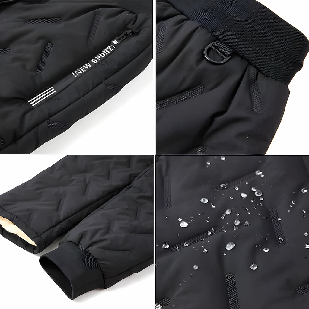 Leila Thermal Pants for Women – Waterproof Winter Joggers in Soft Fleece with Pockets