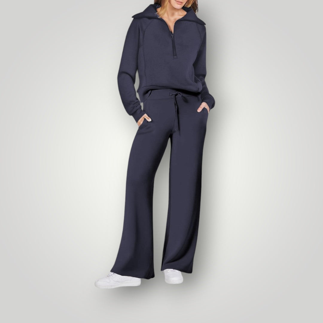 Lilou Loungewear Set for Women – Comfortable Sweatshirt & Jogger Pants in Soft, Luxurious Fabric