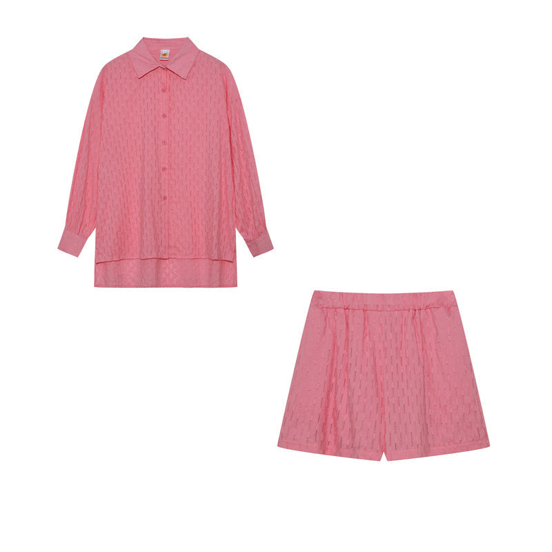 Aaliyah Summer Set for Women – Light Cotton Set with Top and Shorts in Casual Style