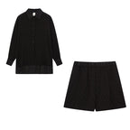 Aaliyah Summer Set for Women – Light Cotton Set with Top and Shorts in Casual Style