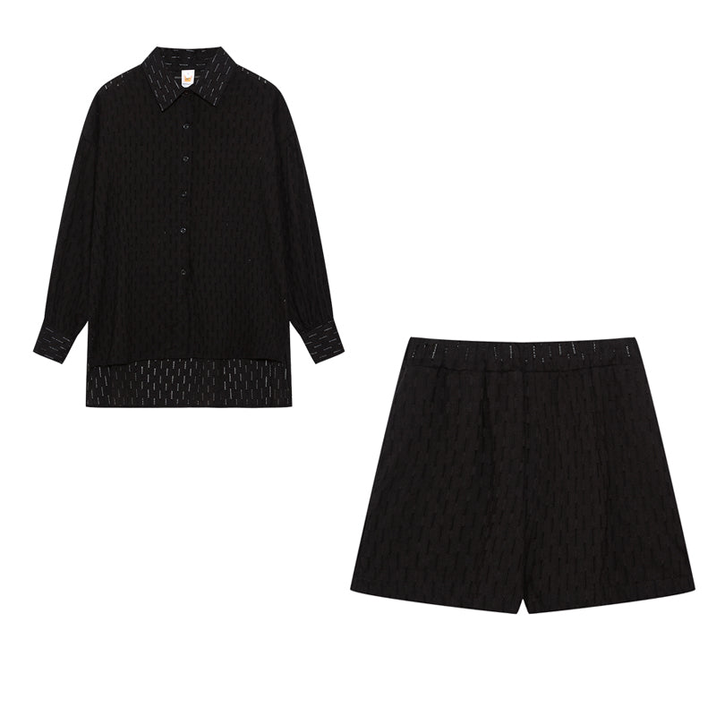 Aaliyah Summer Set for Women – Light Cotton Set with Top and Shorts in Casual Style