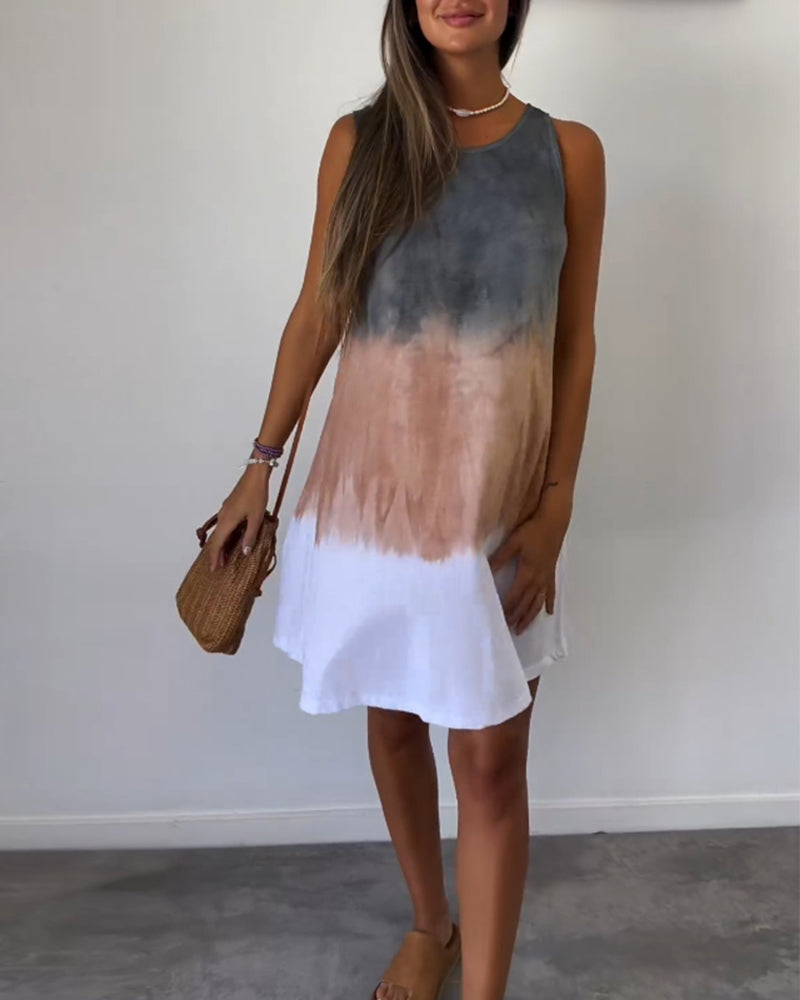 Odette Summer Dress for Women – Casual Sleeveless Dress with Light Cut for Relaxing Summer Days