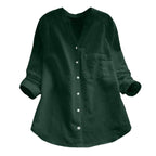 Aloyse Shirt for Women – Comfort in Breathable Linen-Cotton & Relaxed Loose Cut
