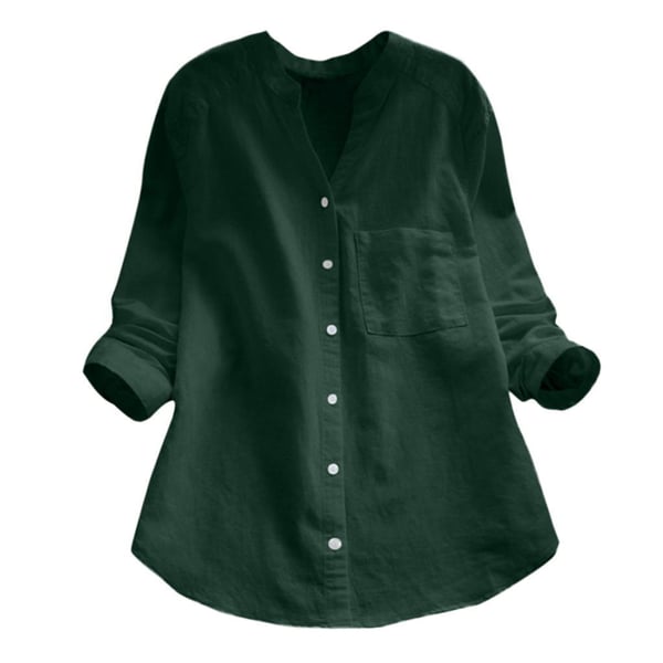 Aloyse Shirt for Women – Comfort in Breathable Linen-Cotton & Relaxed Loose Cut