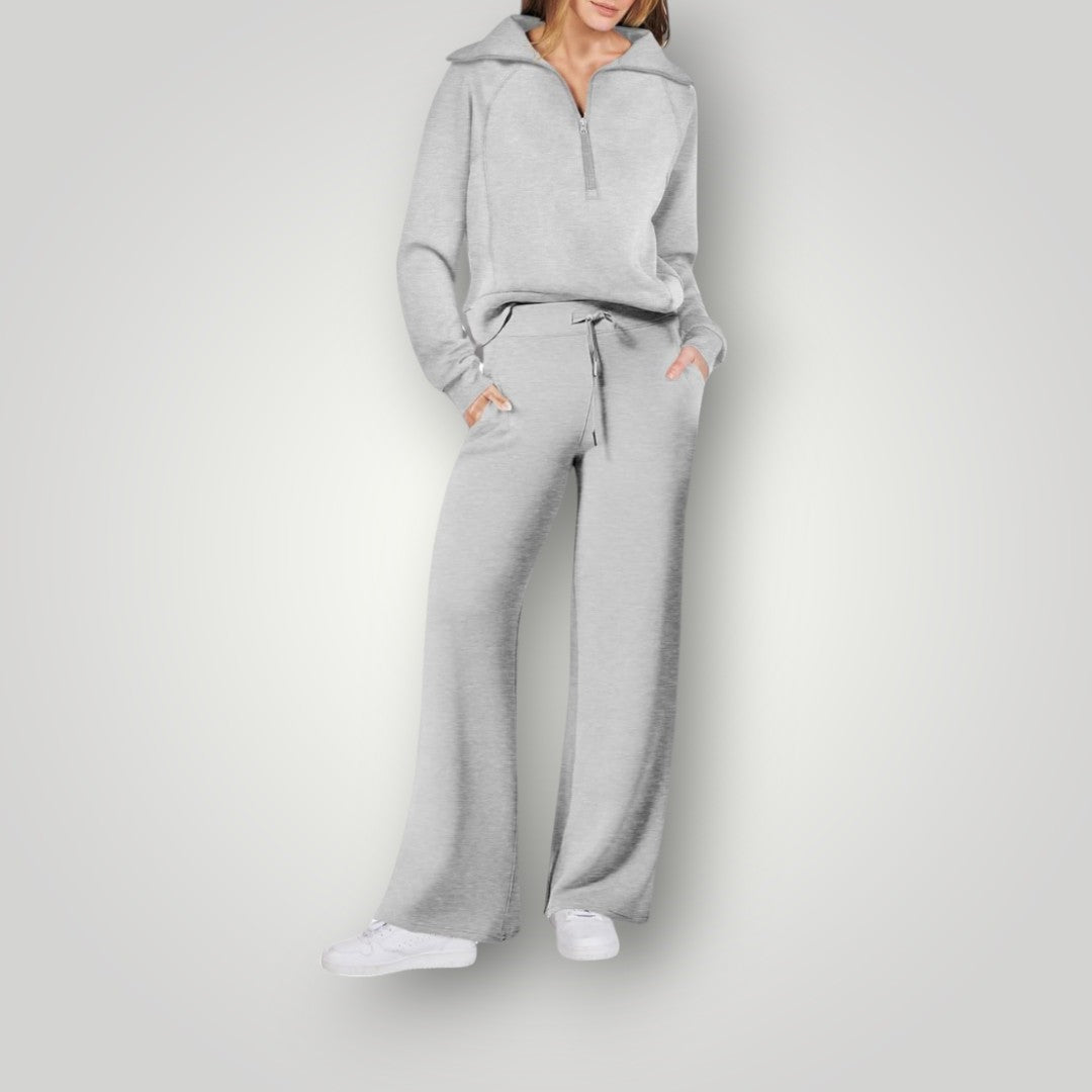 Lilou Loungewear Set for Women – Comfortable Sweatshirt & Jogger Pants in Soft, Luxurious Fabric
