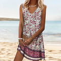 Latrice Beach Dress for Women – Casual Summer Dress with Floral Print & Airy Cut