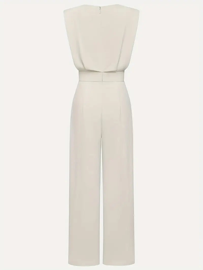 Mira Jumpsuit for Women – Elegant Jumpsuit with High Waist, Straight Legs & Light Fabric