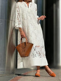 Jennylyn Maxi Dress for Women – Long Airy Lace Dress, Boho Summer Style & Breathable Comfort
