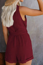 Nina Chic Romper for Women – Elegant Short Jumpsuit with Pockets and Comfortable Cut