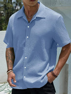 Jay Casual Shirt for Men – Modern Short Shirt for Summer, Vacation & Everyday