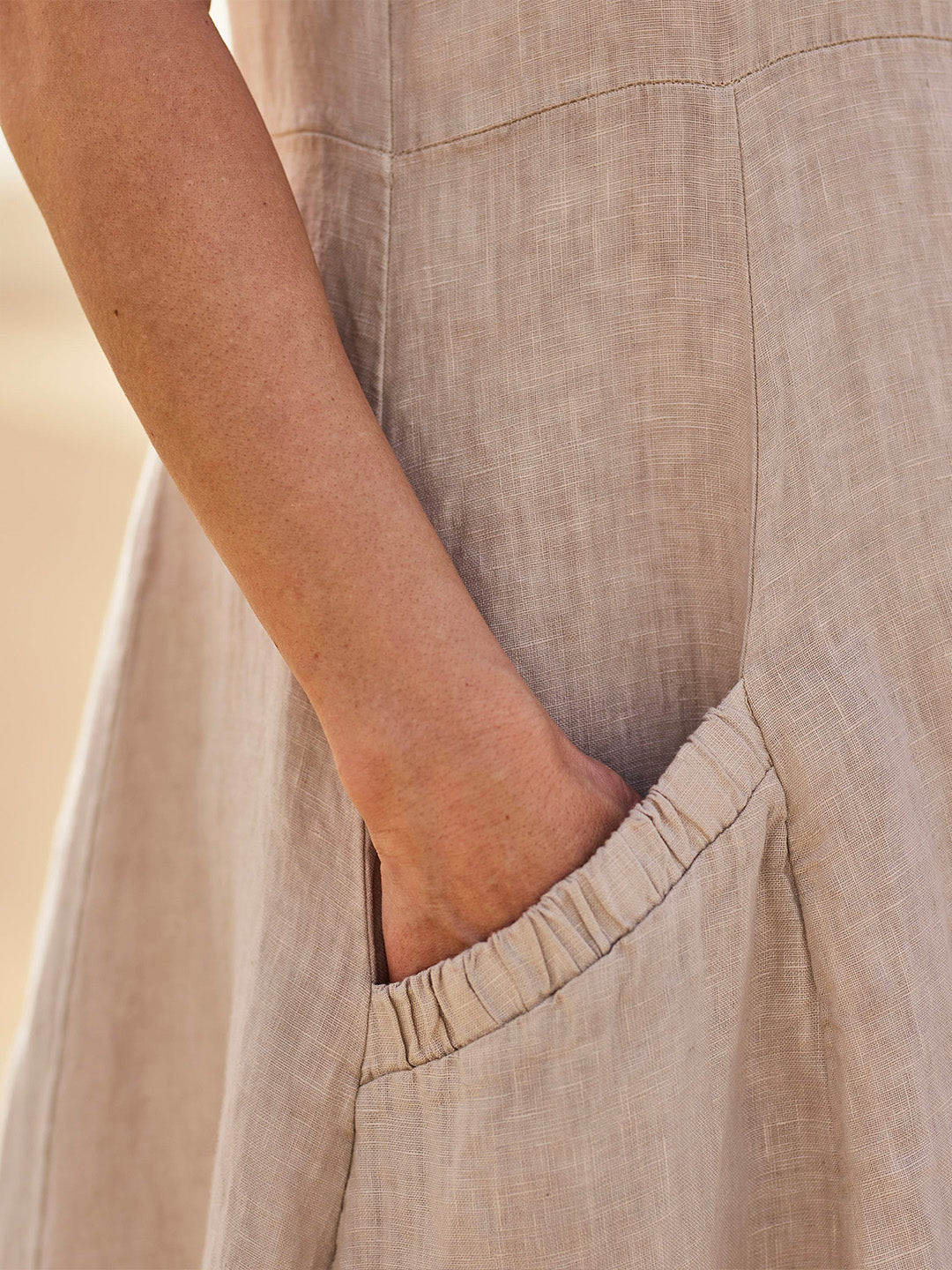 Elise Cotton Dress for Women – Soft, Breathable & Handy Pockets for Everyday Comfort