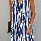 Norah Short Dress for Women – Sleeveless Striped Dress for Summer & Casual Look