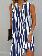 Norah Short Dress for Women – Sleeveless Striped Dress for Summer & Casual Look