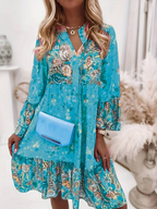 Pascale Boho Dress for Women – Light Maxi with Timeless Floral Print & Flattering Cut