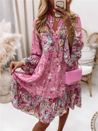Pascale Boho Dress for Women – Light Maxi with Timeless Floral Print & Flattering Cut
