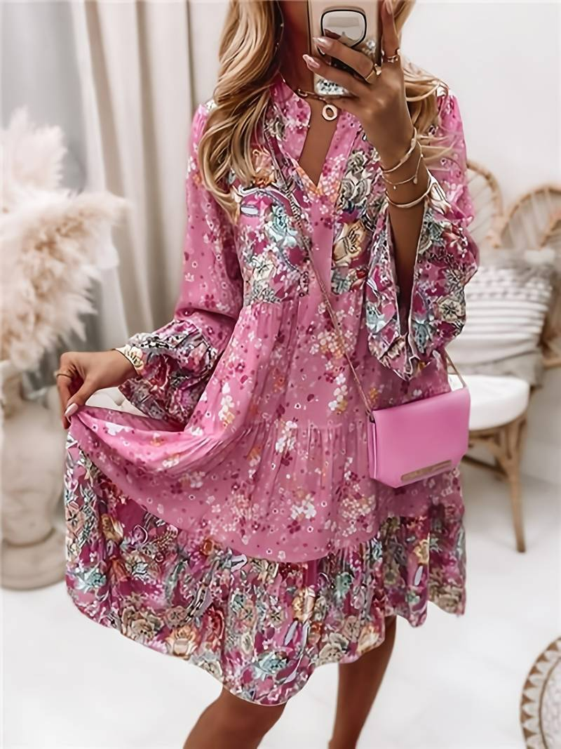 Pascale Boho Dress for Women – Light Maxi with Timeless Floral Print & Flattering Cut