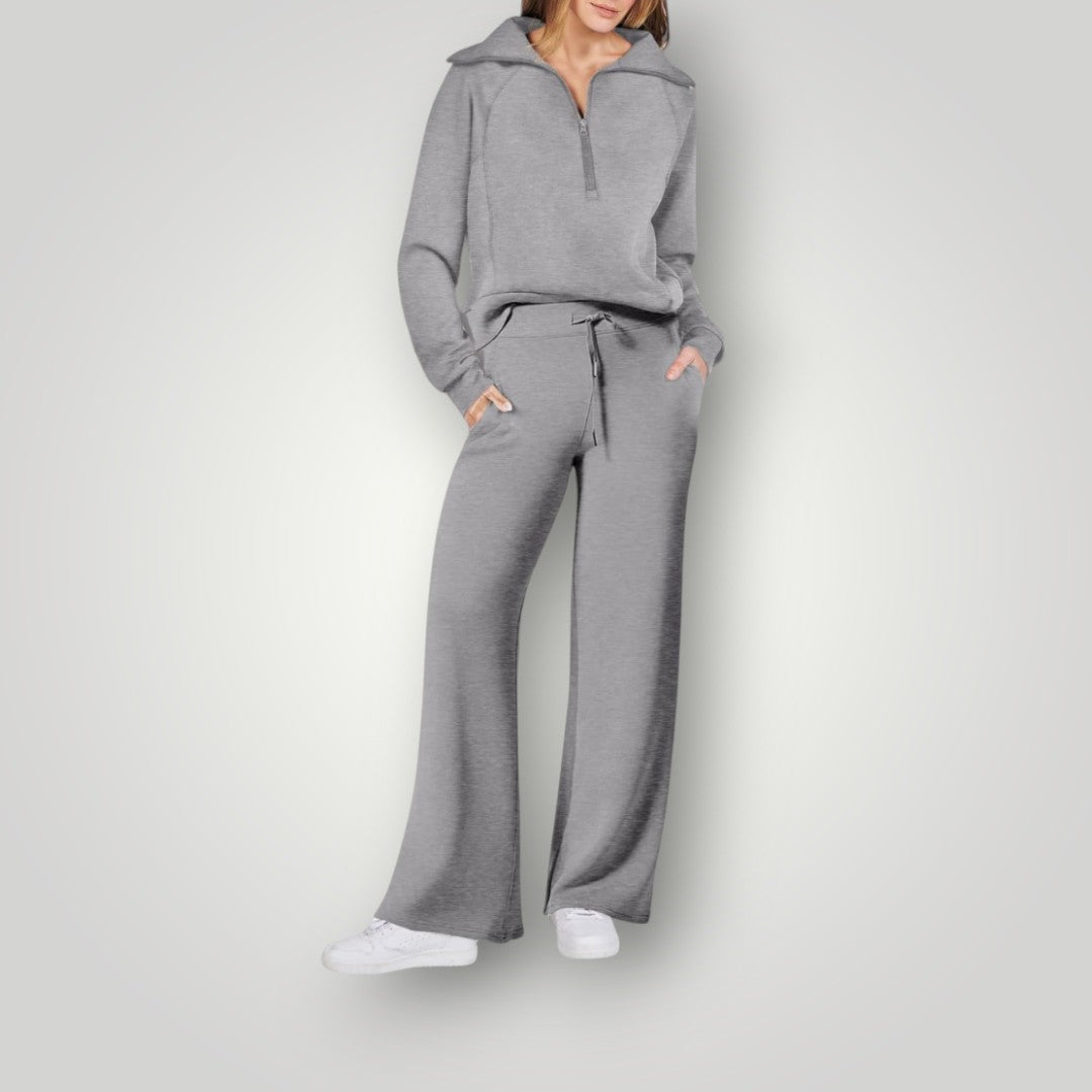 Lilou Loungewear Set for Women – Comfortable Sweatshirt & Jogger Pants in Soft, Luxurious Fabric