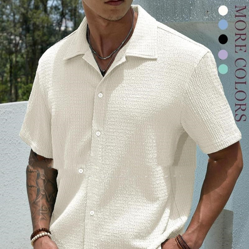 Jay Casual Shirt for Men – Modern Short Shirt for Summer, Vacation & Everyday