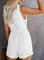 Nina Chic Romper for Women – Elegant Short Jumpsuit with Pockets and Comfortable Cut