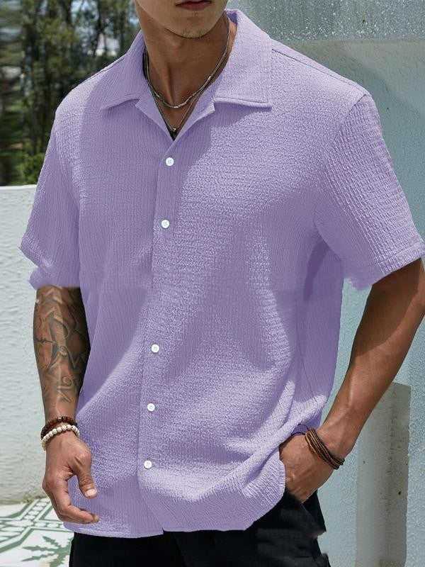 Jay Casual Shirt for Men – Modern Short Shirt for Summer, Vacation & Everyday
