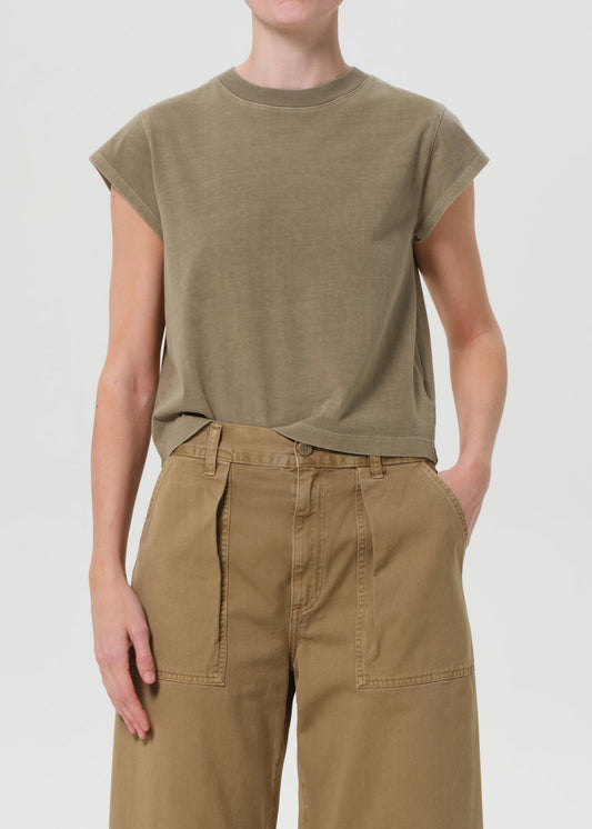 Bryce Cap Sleeve Tee in Cholla