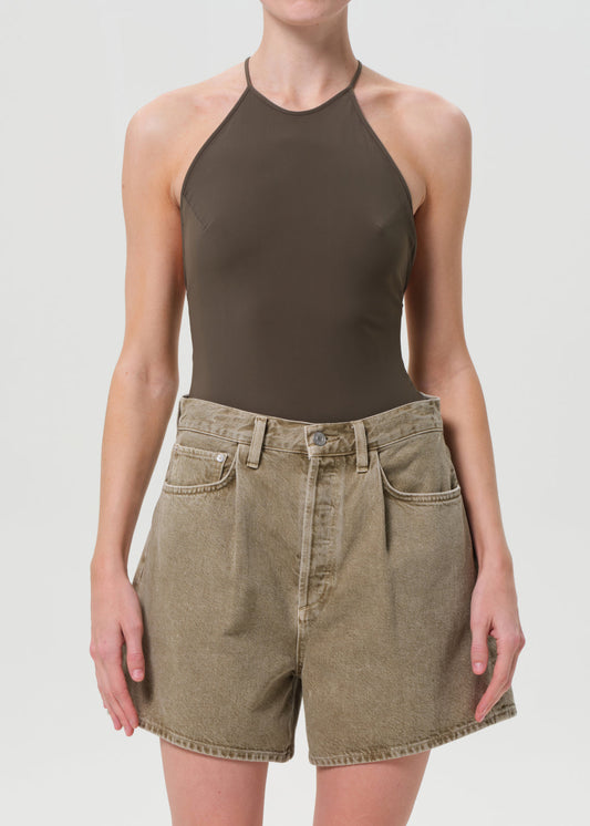 Inara Backless Bodysuit in Grove