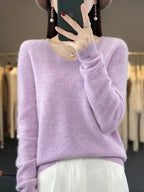 Lily Sweater for Women – Elegant Soft Blend Knit with Long Sleeves & Comfort
