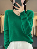 Lily Sweater for Women – Elegant Soft Blend Knit with Long Sleeves & Comfort