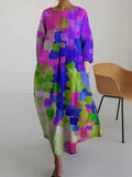 Antonella Floral Dress – Light Summer Dress in 100% Cotton with Romantic Print and Comfortable Cut