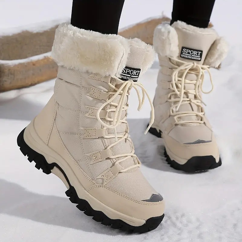Camilla Winter Boots for Women – Warm, Waterproof with Faux Fur Lining