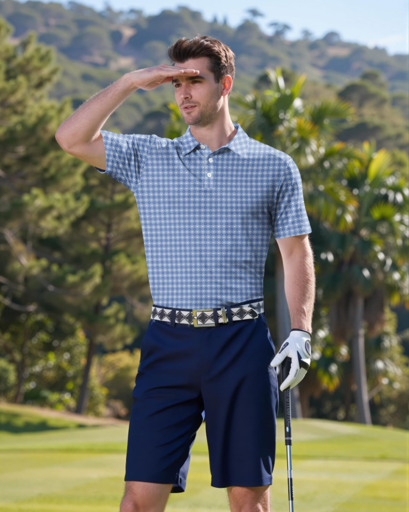 Nicolas Polo for Men – Quick-Dry Golf Polo, Stretch, Breathable & UPF30+