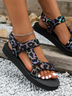 Sierra Flat Sandals for Women – Lightweight Summer Sandals with Non-Slip Sole