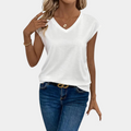 Nahla T-Shirt for Women – V-Neck, Light & Breathable Fabric for Everyday Comfort