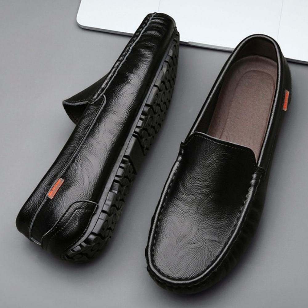 Emerson Leather Loafers for Men – Elegant Slip-On Shoes & Durable Comfort