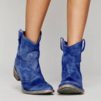 Charlotte Boots for Women – Luxurious Suede Boots with Comfortable Wedge Heel & Elegance