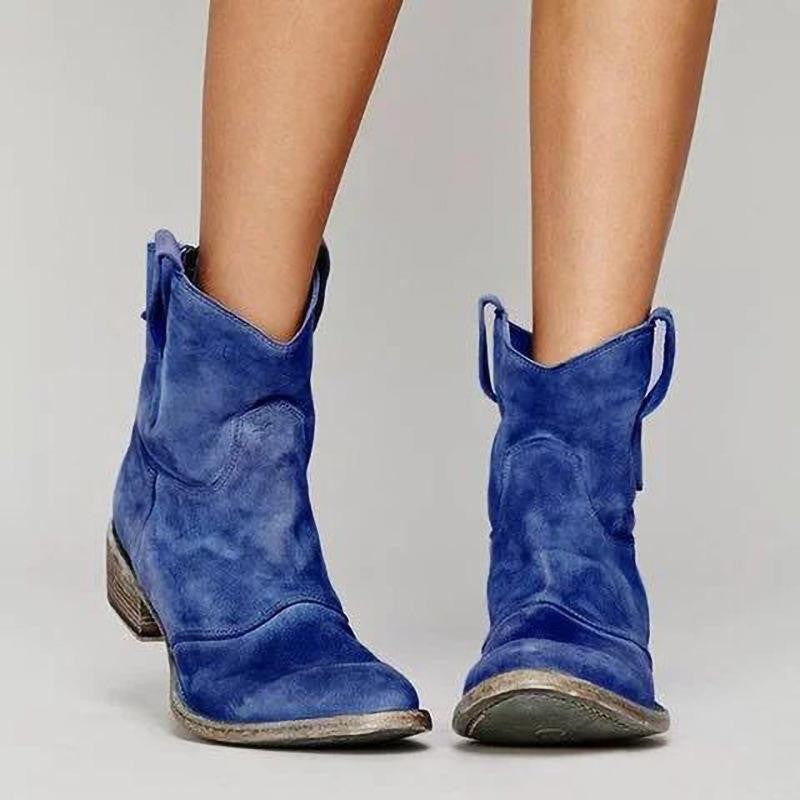 Charlotte Boots for Women – Luxurious Suede Boots with Comfortable Wedge Heel & Elegance