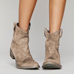 Charlotte Boots for Women – Luxurious Suede Boots with Comfortable Wedge Heel & Elegance