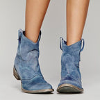 Charlotte Boots for Women – Luxurious Suede Boots with Comfortable Wedge Heel & Elegance