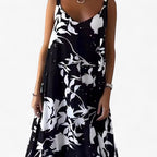 Daniela Summer Dress for Women – Sleeveless Floral Dress in Light Cotton for Sunny Days